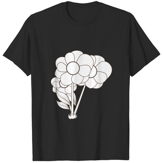 Modern flowers - fully in trend T-shirt