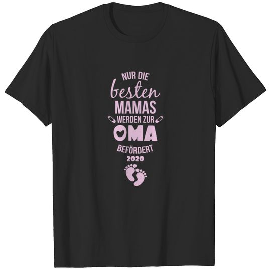 Only the best mums are promoted to grandma gift T-shirt