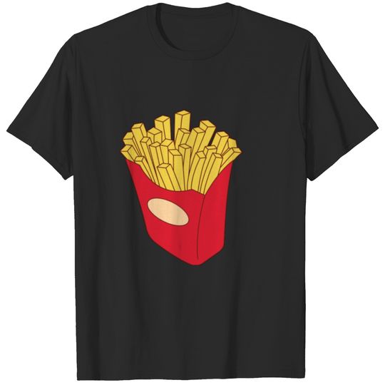 Pommes Frites Fast Food Geschenkidee T-shirt