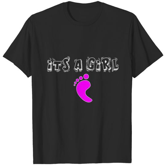Girl tshirt gift birth funny tee girl boy baby T-shirt