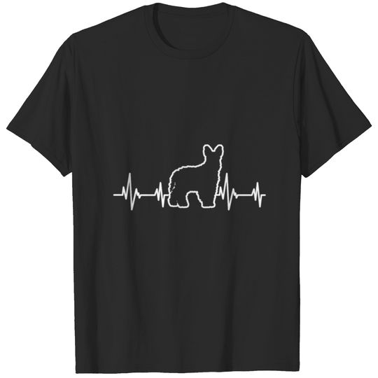 Heartbeat Schnauzer Dog Lover Gift T-shirt