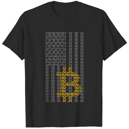 Bitcoin Digital Flag T-shirt