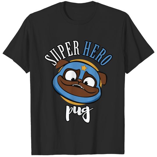 Superhero Pug T-shirt