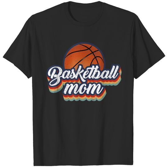 Basketball Mom Vintage 90s Style Basketball Mother T-shirt