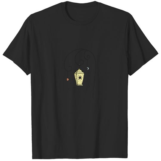 Hand Drawn Illustrations Fantasy Lamp Lantern Gift T-shirt