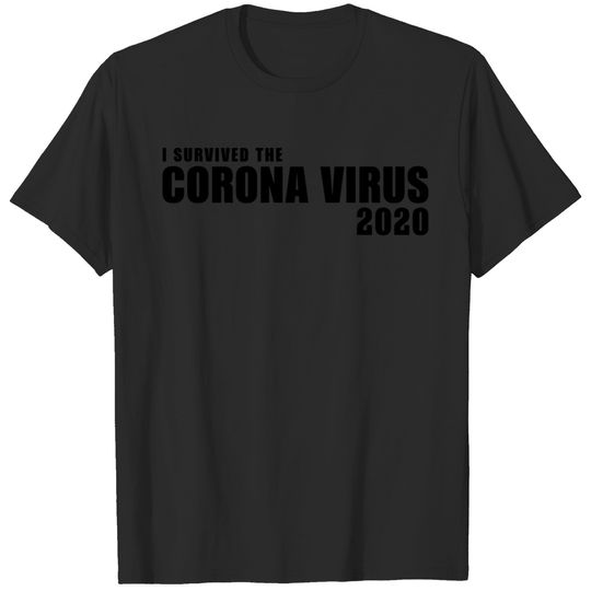 THE FASHION TEE - I SURVIVED THE CORON VIRUS 2020 T-shirt