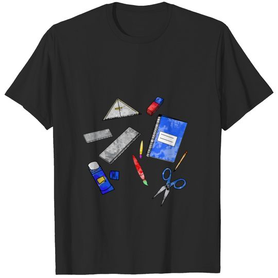 school supplies T-shirt