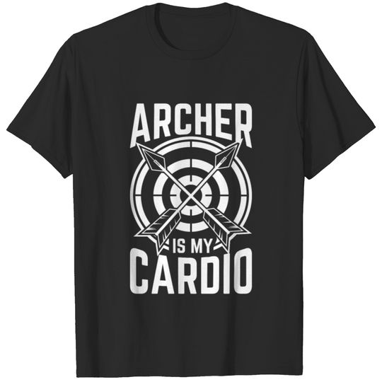 Sarcastic Archery Design Quote Archery Is My Cardi T-shirt
