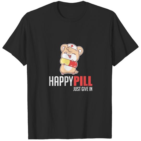 Hamster Funny Nurse Doctor Pill Medicine Pet T-shirt