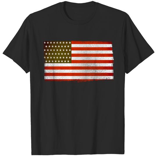 Usa Flag face covering T-shirt