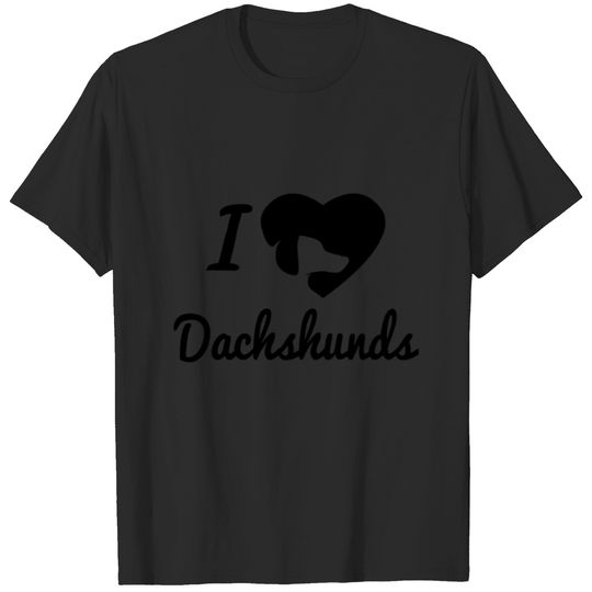 I love Dachshunds T-shirt