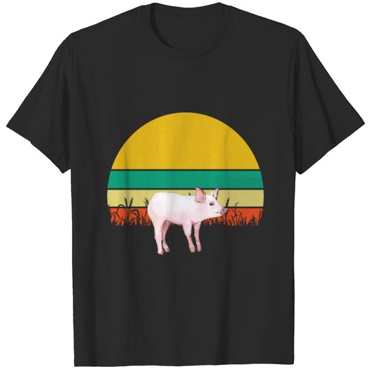 schwein feld T-shirt