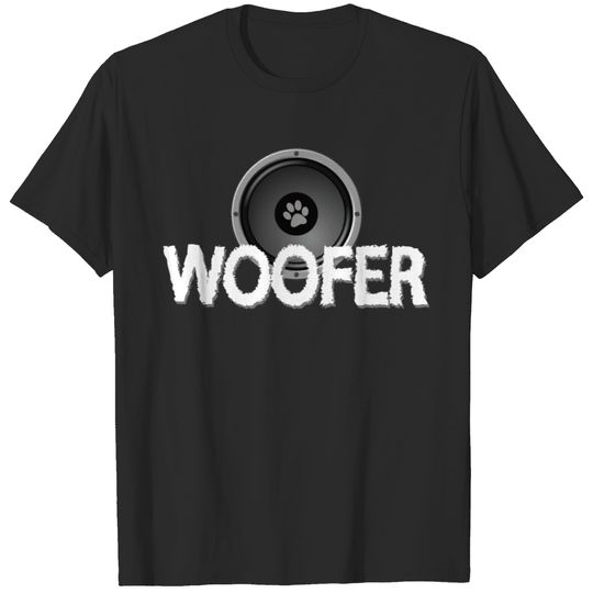 WOOFER woof pup puppy play T-shirt