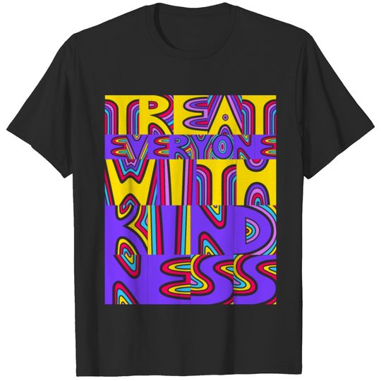 Treat Everyone With Kindness, Retro 70s T-shirt