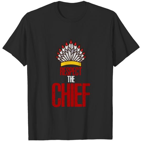 Native American Chief T-Shirt Indian Tribe Feather T-shirt