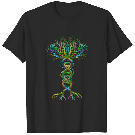 Cool Dna Tree Funny Plant Genealogy Student Lover T-shirt