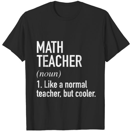 Math Teacher Defined Classic T-Shirt T-shirt