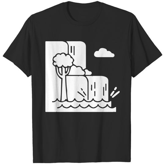 A Large Waterfall T-shirt