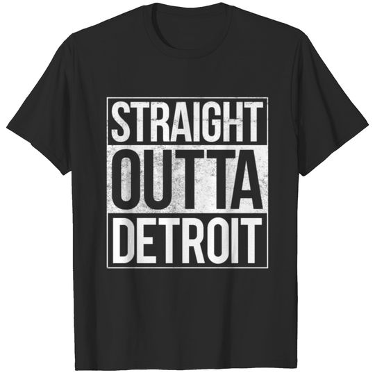 Straight Outta Detroit Known for Industry Murals P T-shirt