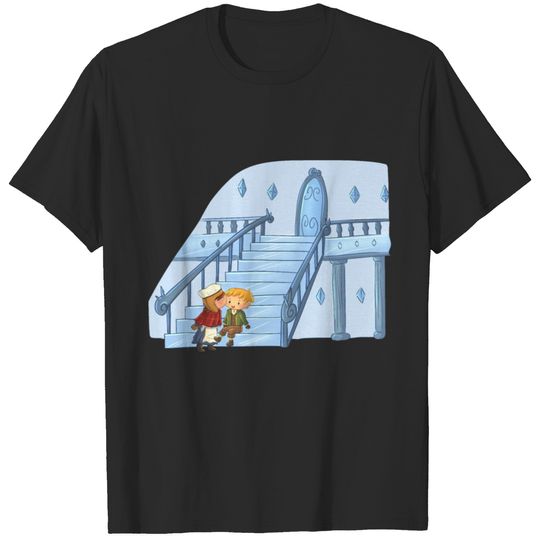 Snow Queen Girl Kisses Boy T-shirt