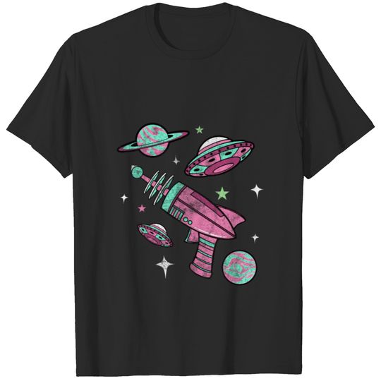 Alien Outer Space Vintage T-shirt