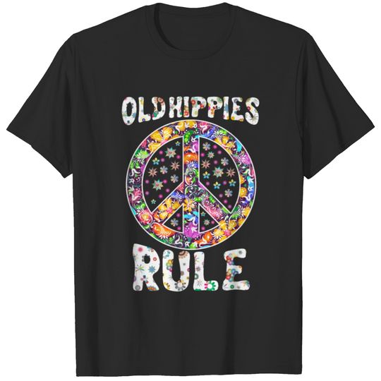 Old Hippie Rule T-shirt