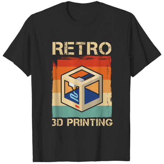Retro 3D Printing 3D Printer T-shirt