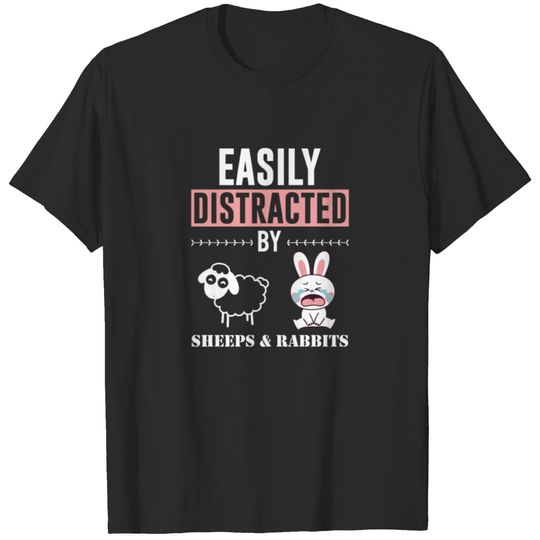 Funny Rabbits Lover Design - Sheeps Lover Gift For T-shirt