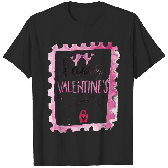 Happy Valentine's Day Key To My Heart Love Bird T-shirt