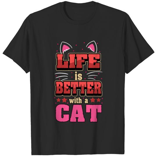 Cat Kitten Funny Sayings Pet Animals Gift T-shirt