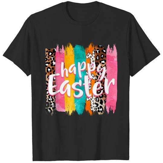 Happy Easter Brush Strokes T-shirt