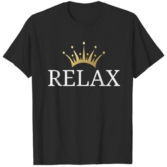 Relax Crown Design T-shirt