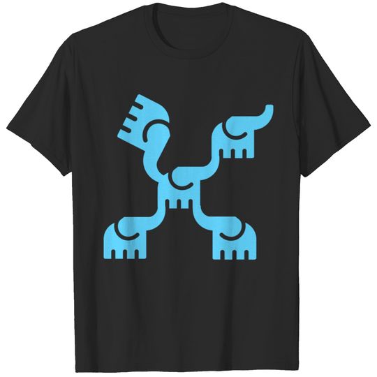 ELEPHANT PATTERN art T-shirt