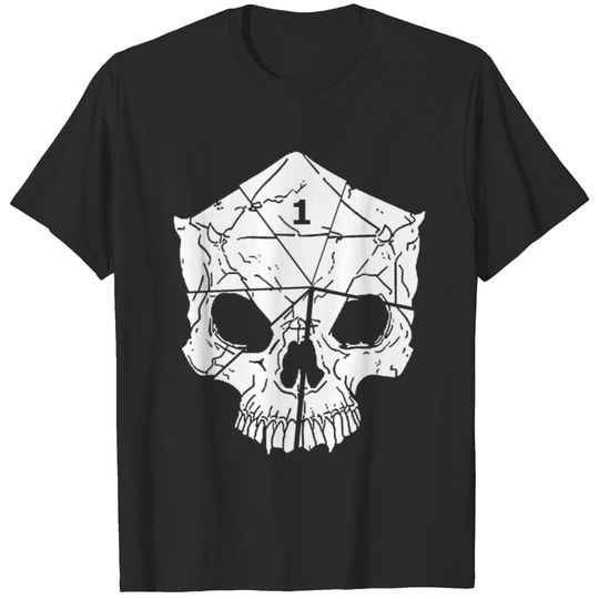 Gamer Skull Dice Gift T-shirt