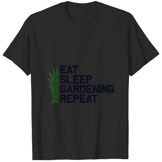 Eat Sleep Gardening Repeat T-shirt