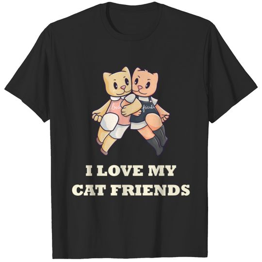 Cat cat best friends T-shirt