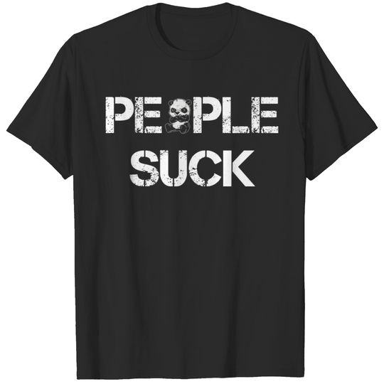 Panda - people suck T-shirt