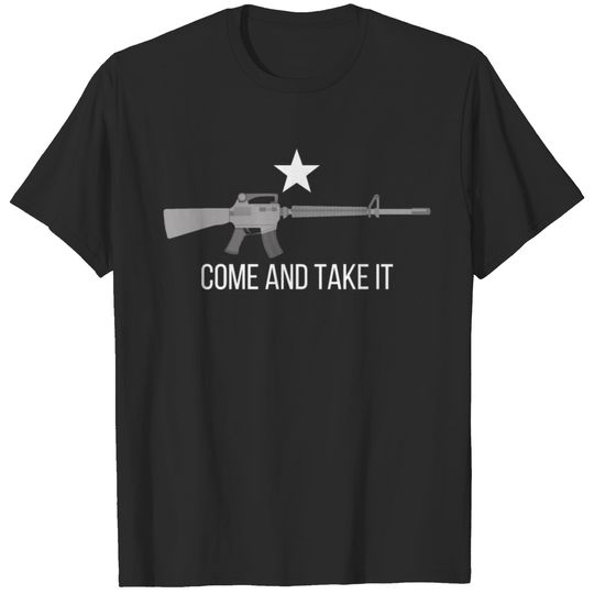 come and take it AR15 T-shirt