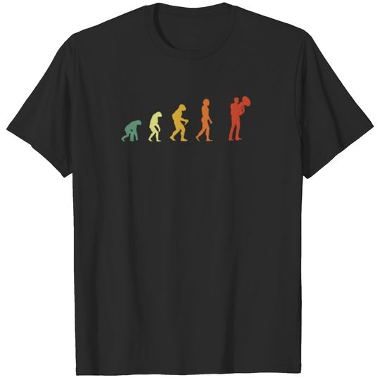Hipster Tuba Evolution T-shirt