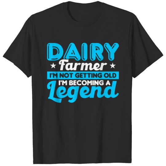 Cow Farm Farmer Dairy T-shirt
