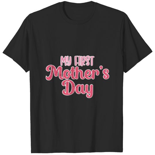 My First Mother's Day Mama Mom Daughter Baby T-shirt