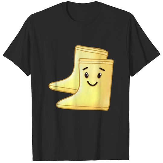YELLOW WELLIES Wellington Boots T-shirt