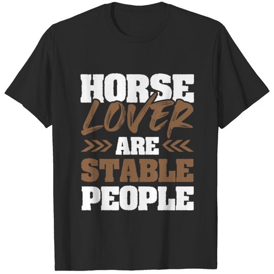 horse lover love T-shirt