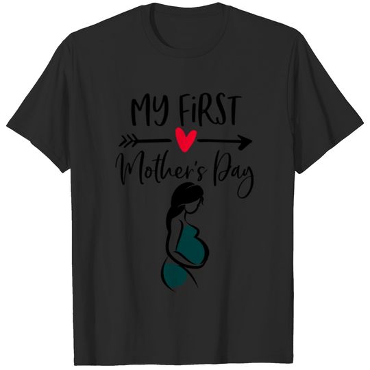 My First Mother's Day Pregnancy Announcement T-shirt