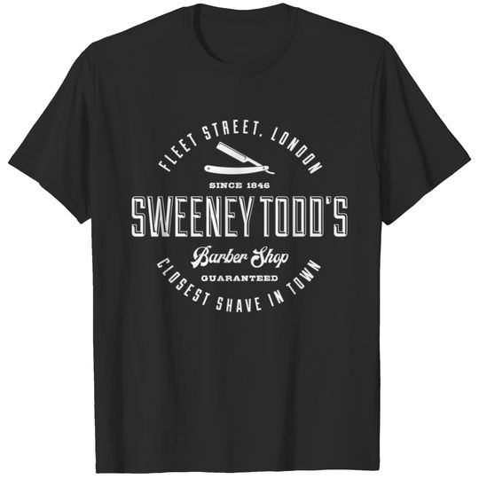 Sweeney Todd'S Barber Shop Gift Tee T-shirt