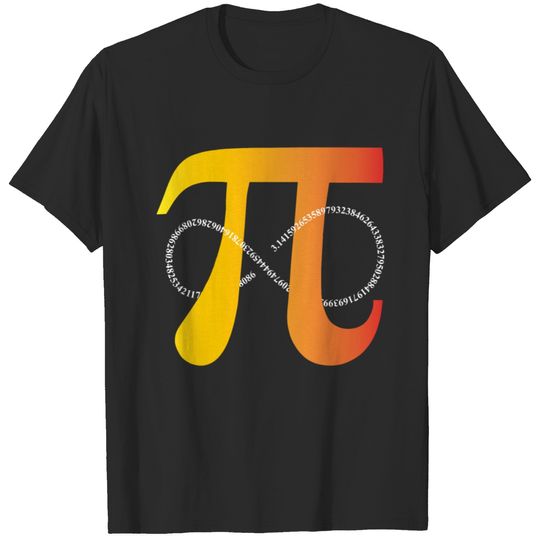 Pi math school gift teacher nerd formula T-shirt
