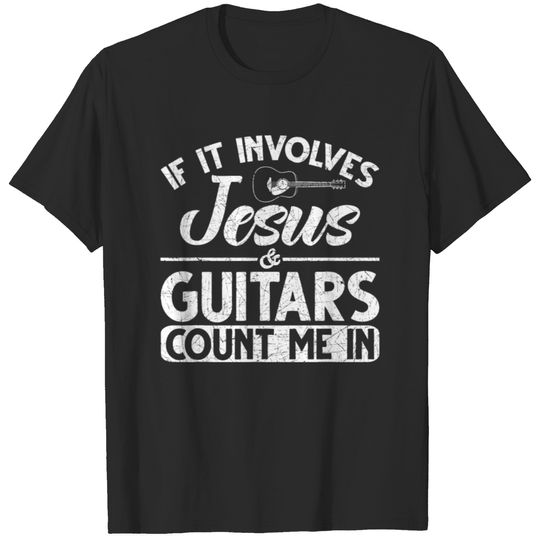 Musician Guitar Music Guitarist Gift Christian T-shirt