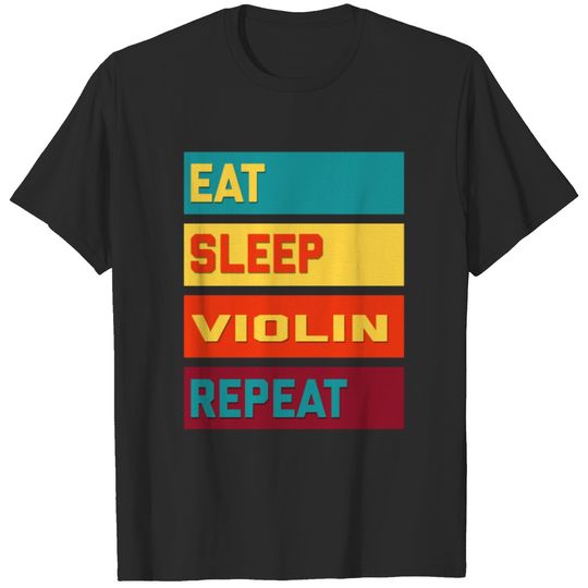Eat Sleep Violin Repeat Vintage Edition T-shirt