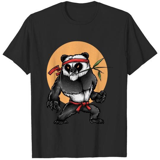 Kung Fu Animal Cartoon T-shirt