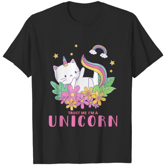 Funny Cat Trust Me I'm A Unicorn Caticorn T-shirt
